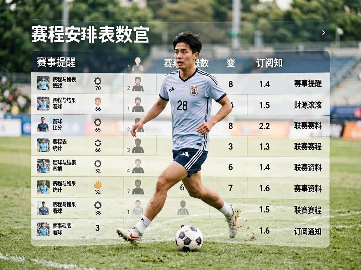 赛程安排表概览